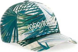 Roberto Cavalli Cappello da baseball con ricamo - Verde