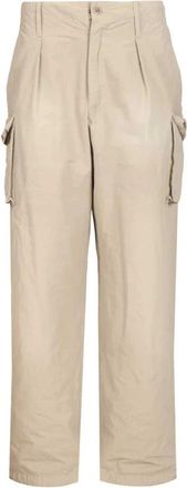 Maison Margiela Cargo broek van katoenmix - Heren - Wijde Broeken - Beige - L - Katoen - Broeken