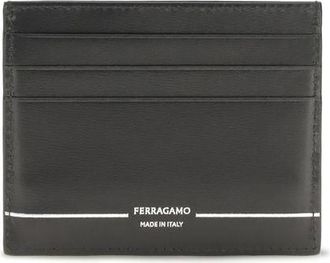Ferragamo Mens Black Calf Leather Bos Taurus Wallet