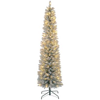 HOMCOM &Aacute;rbol de navidad 57x57x210 cm verde