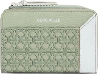 Coccinelle Portafoglio Lorren con zip - Verde
