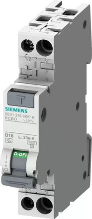 SIEMENS Interruptor Fi Ls Siemens 5sv16166kk16 300ma Tipo A 6ka