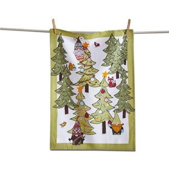 Tag Gnomies Furry Friends Kitchen Towel Multicolor Cotton Winter in Multicolored at Nordstrom