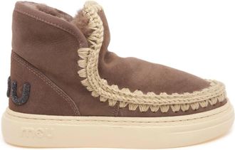 Mou Eskimo Sneaker Bold - Dames - Winterlaarzen - Grijs - 37 EU - Wol - Schoenen