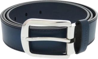 Louis Vuitton Pre-owned Standard riem - Heren - Vintage Accessoires - Blauw - ONE Size - Leer - Vintage