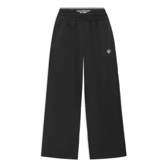 Li-Ning Heart Graphic Loose Fit Straight Sweatpants Black AKLS978-3