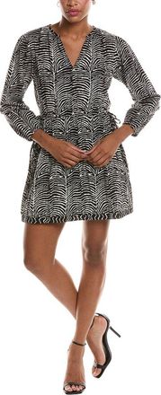 Velvet Velvet By Graham & Spencer Madison Autumn Fern Print Mini Dress