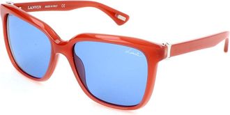 Lanvin SLN676M 03G9 Womens Sunglasses Red Size 55