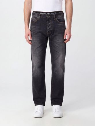 Emporio Armani Mid-Rise Straight-Fit Jeans in Cotton Denim
