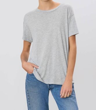 &Eacute;terne Short Sleeve Boyfriend T Shirt In Heather Grey