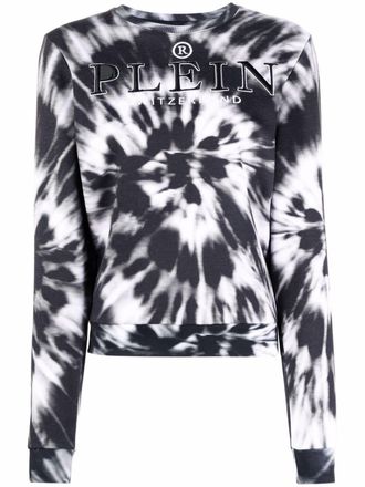 Philipp Plein Sweater met geborduurd logo - Zwart