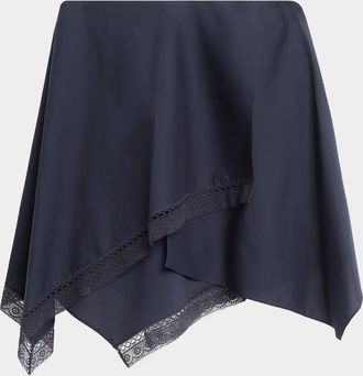 J.W.Anderson Cotton Layered Handkerchief Mini Skirt
