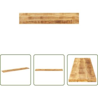 vidaXL Tavolo in legno - Piano per Tavolo 160x30x2,5cm Rettangolare Legno Mango Grezzo
