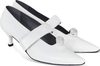 Gloria Coelho Pumps in pelle - Bianco