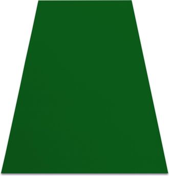 RugsX Tappeto Spessa Gommata Rumba 1967 Colore Unico Verde Green 200x200 Cm