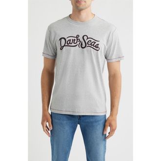 Dark Seas Symmetry Blind Stitch Graphic T-Shirt in Heather Grey at Nordstrom, Size Xx-Large