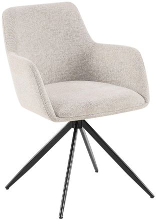 Clp Clp - Silla De Comedor Olema En Tela Crema