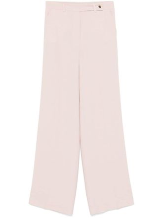 Kiton straight trousers - women - Viscose/Acetate - 42 - Pink