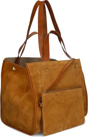 Jerome Dreyfuss Leon M - Dames - Tassen - Bruin - Maat: ONE Size Su&egrave;de