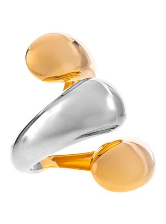 Federica Tosi Isa Gold Colored Bracelet With Spiral Design In Bronze Woman