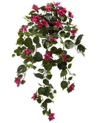 Nearly Natural Set Of Two 37In Bougainvillea Hanging Artificial Plants