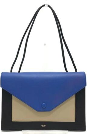 Celine Pre-owned Shoulder Bags, female, Multicolor, Size: ONE SIZE Pre-owned Vintage Clutch Shoulder Bag