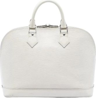 Louis Vuitton Pre-owned Handbags, female, White, Size: ONE SIZE Pre-owned Alma PM