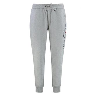 Tommy Hilfiger Sweatpants, male, Gray, Size: 2XL Cotton Track Pants