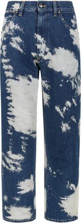 Vivienne Westwood Bleached Straight-Leg Jeans - Heren - Regular Fit Jeans - Blauw - S - Katoen - Jeans