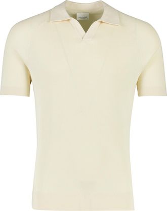 Profuomo Poloshirt profuomo creme normale fit