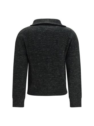 Isabel Marant Womens Coxy High-Neck Sweatshirt Black Sweatshirts Sweater