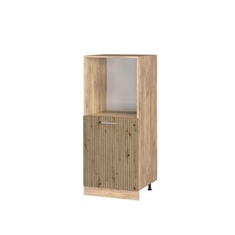 Vicco Armario Para Horno Empotrado R-line, Roble Artesanal, 60 Cm