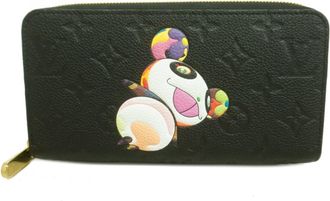 Louis Vuitton Noir Long Wallet (Bi-Fold) (Pre-Owned)