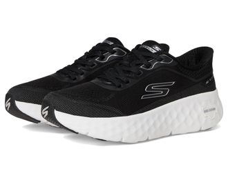 Skechers Womens Go Walk Max Cushioning Flex Remi Hands Free Slip-ins Sneaker, Black/White, 4.5 UK
