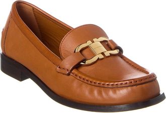 Ferragamo Gancini Leather Loafer