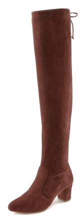 Lascana Overkneestiefel Slouchy Boots,Langschaft Stiefel,Schlupf-Boot, weiches Stretchmaterial