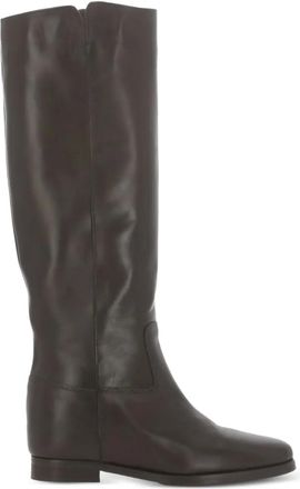 Julie Dee Stivali con punta tonda - Marrone