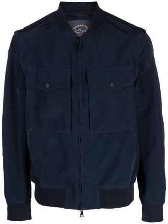 Paul & Shark Bomber con zip - Blu