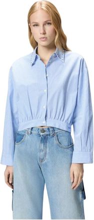 Pinko Mujer, Blusas y Camisas, Azul, Talla: L