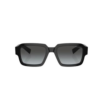 Prada Stijlvolle zonnebril in zwart - Heren - Accessoires - Zwart - Maat: 52 MM