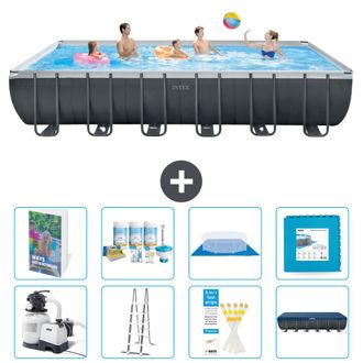 Intex Piscina Ultra Xtr Rectangular - 732x366x132 Cm - 9-piezas S536