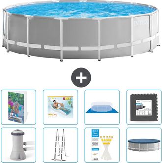 Intex Piscina Prism Frame Redonda - 457x122 Cm - 9-piezas S533