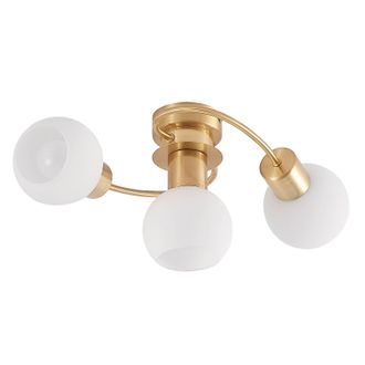 Lindby L&aacute;mpara De Techo ciala En Dorado Vidrio - Lindby