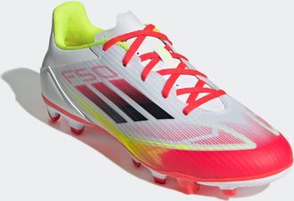 adidas Fussballschuh ADIDAS PERFORMANCE F50 CLUB FG/MG, Damen, Gr. 46, bunt (cloud wei&szlig;, core schwarz, solar gelb), Synthetik, Schuhe Fussballschuh, f&uuml;r Rase