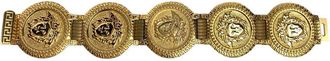Versace Vintage Gold Plated Medusa Head Coin Watch
