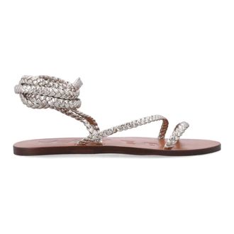 Maneb&igrave; Flat Sandals, female, Gray, Size: 10 US Canyon Sandal