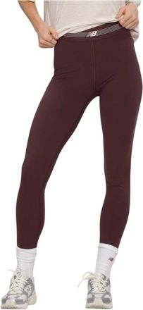 New Balance AC Legging 25 - Dames - Sport - Paars - Maat: M Poliester