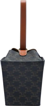 Celine Pre-owned Celine Triomphe Coated Canvas Strap Box Bag Ladies HIV925ULURSS6DG4