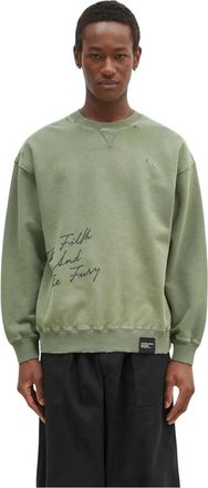 Neighborhood Savage Crewneck - Heren - Sweatshirts - Groen - XL - Katoen - Hoodies & sweatvesten