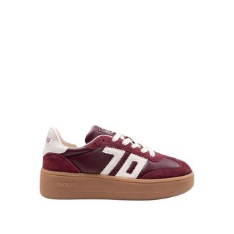 Back70 Zapatillas XXL de napa - Shoes - Mujer - Rojo - 40 EU